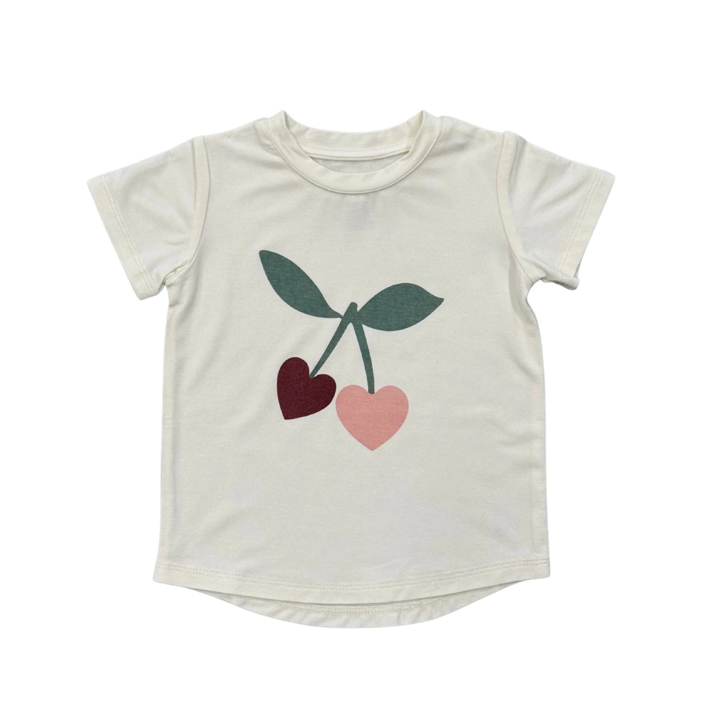 Cherries Girl's Short Sleeve Tee