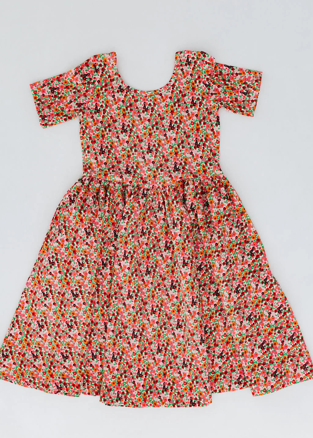 Posy Pop Short Sleeve Twirl Dress