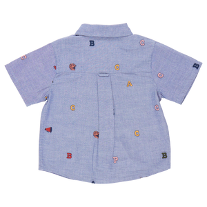 Pink Chicken - Boys Jack Shirt - Varsity Embroidery