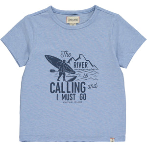 Me & Henry - River is Calling Blue Falmouth Tee