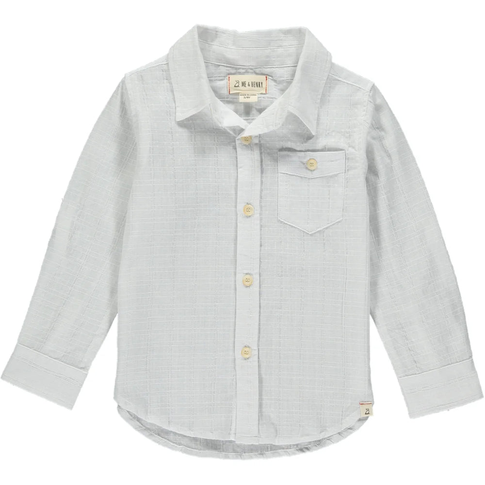 Me & Henry - Atwood White Cotton Shirt