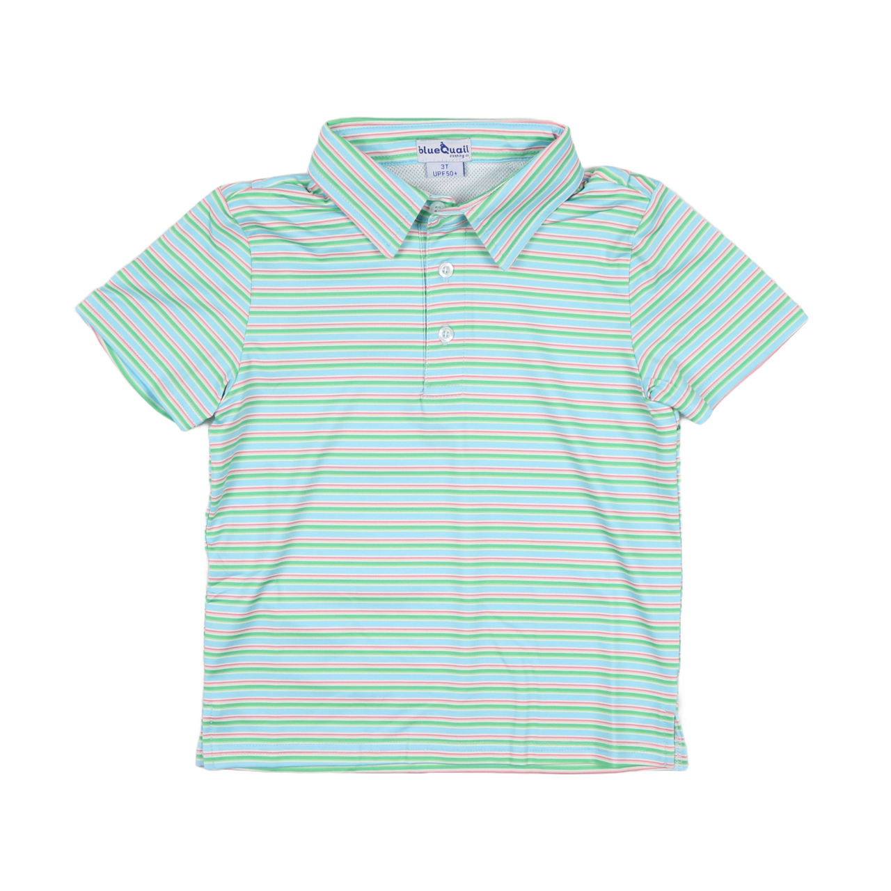 Sherbet Stripe Polo Short Sleeve Shirt