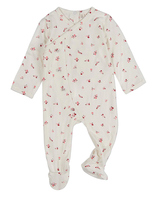 Blissful Blossoms Crossover Footie