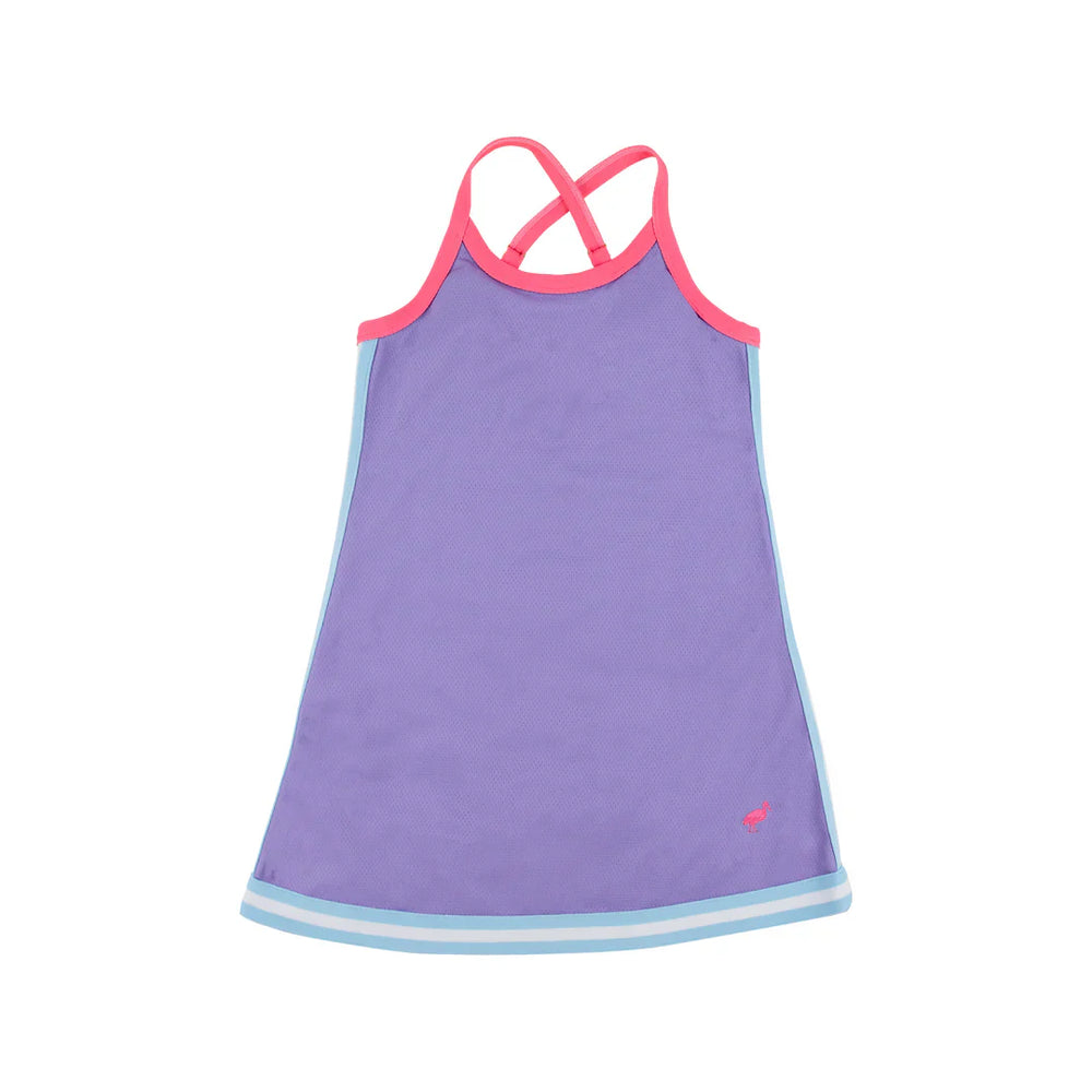 The Beaufort Bonnet Company - PrepleticTM Little Miss Tennis Dress Palisades Purple/Romany Rose