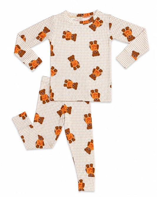 Gingham Little Boo Bear Two Piece Set