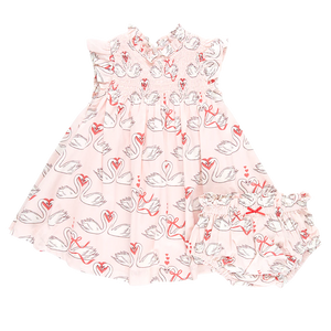 Pink Chicken - Stevie Dress Set - Swan Love