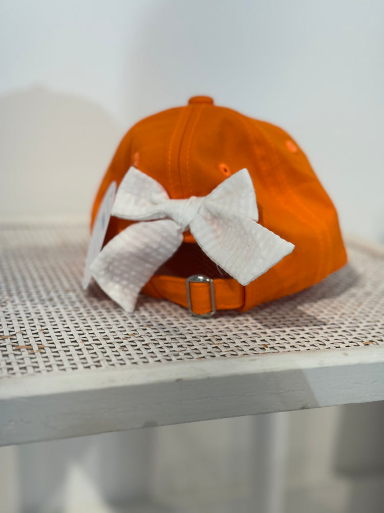 Bits and Bows - Tennessee Bow Baseball Hat Baby