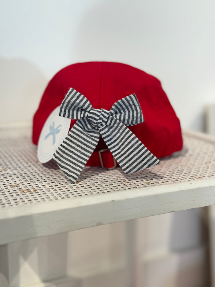 Bits and Bows - UGA Bow Baseball Hat Baby