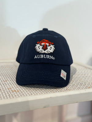 Bits and Bows - Auburn Bow Baseball Hat Baby