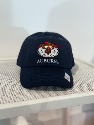 Bits and Bows - Auburn Baseball Hat Baby