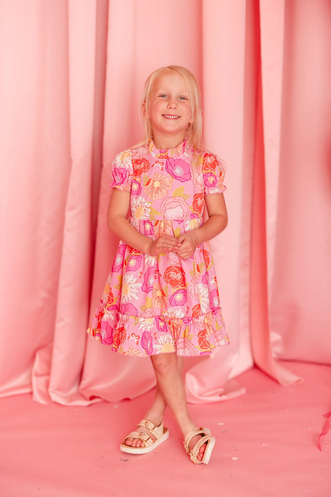 
            
                Load image into Gallery viewer, Hollis Baker - Purple Floral Collins Dress
            
        