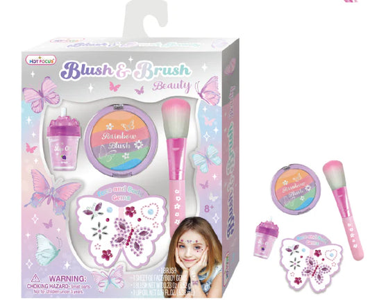 Tie Dye Butterfly Blush & Brush Beauty
