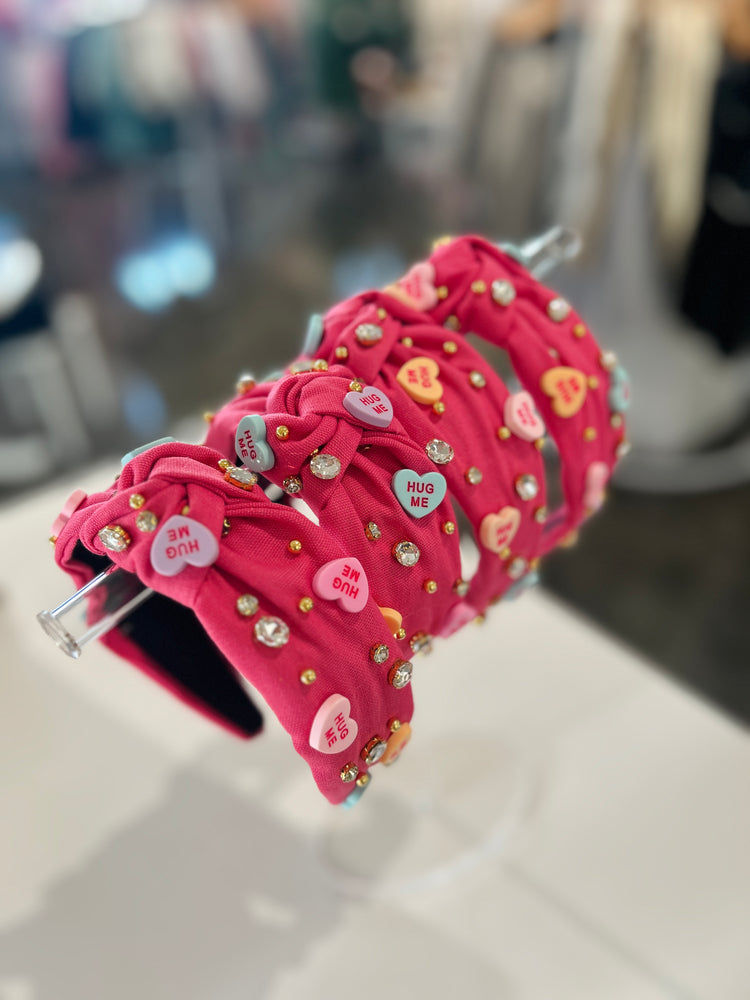 Valentine's Conversation Hearts Bling Headband