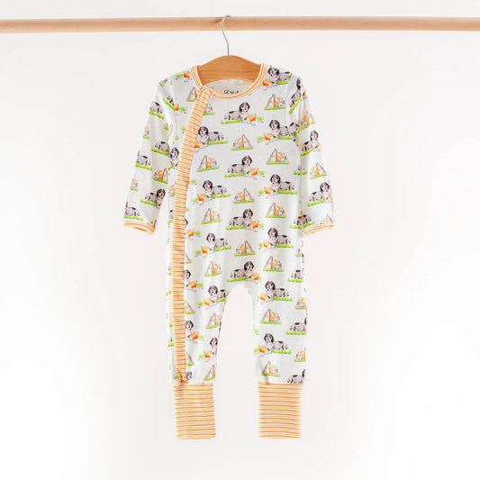 Mascot Mania in Tennessee Organic Cotton Zip Pajama