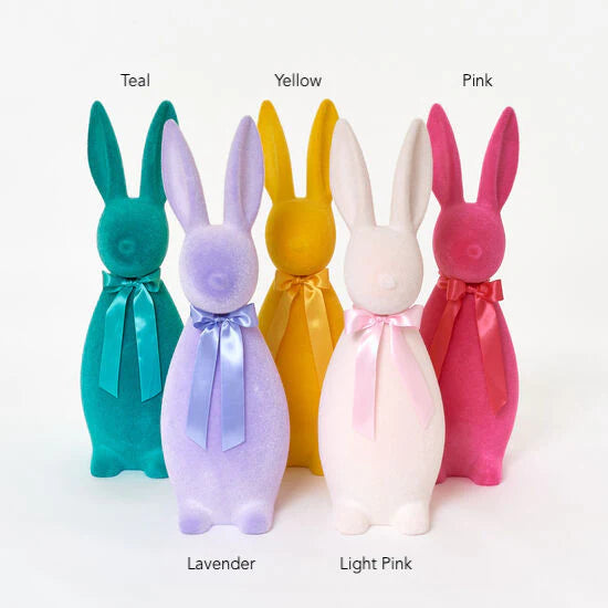 One Hundred 80 Degrees - Large Flocked Bright Button Nose Bunny