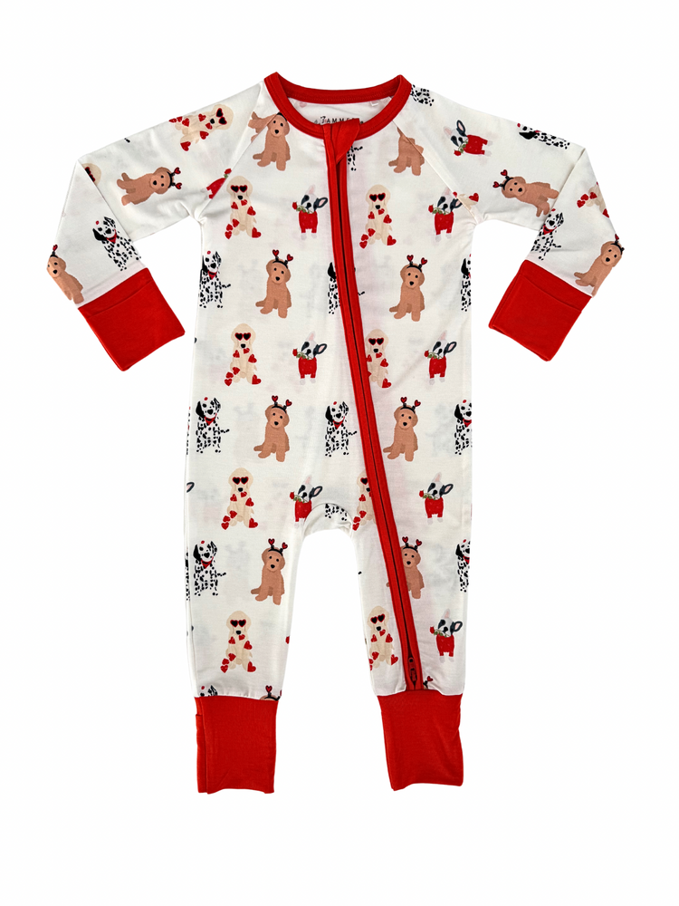 In My Jammers - I Woof You Zipper Romper