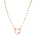 Lovely Pink Chain Necklace