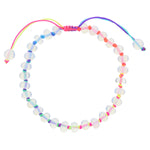 Summer of Fun Knotted Thread & Opalite Beaded Bracelet (multiple colors)