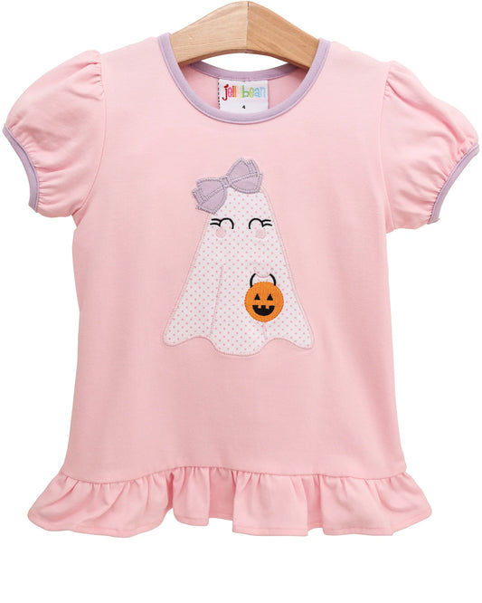 Boo Crew Ruffle Top