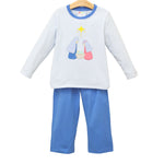 Jellybean - Blue Nativity Pants Set