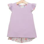 Jellybean - Summer Floral Ruffle Short Set