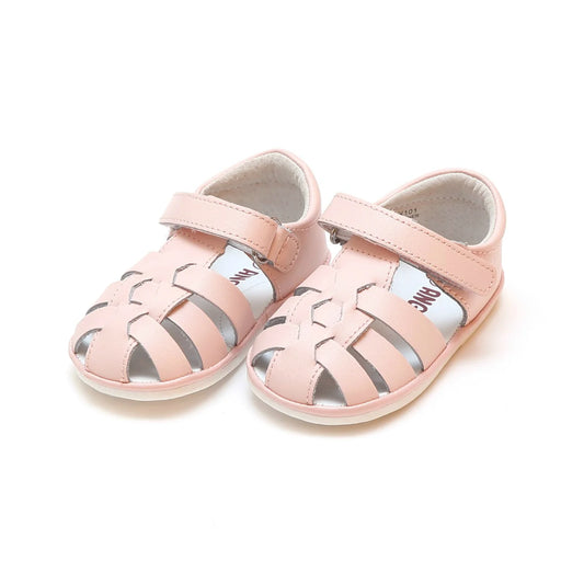 Pink Christie Leather Fisherman Sandal (Baby)