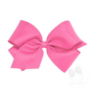 wee ones - King Classic Grosgrain Hair Bow (Plain Wrap)