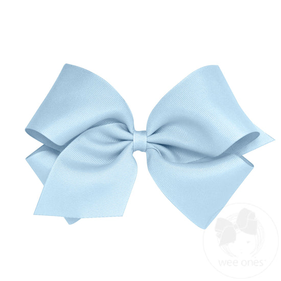 wee ones - King Classic Grosgrain Hair Bow (Plain Wrap)