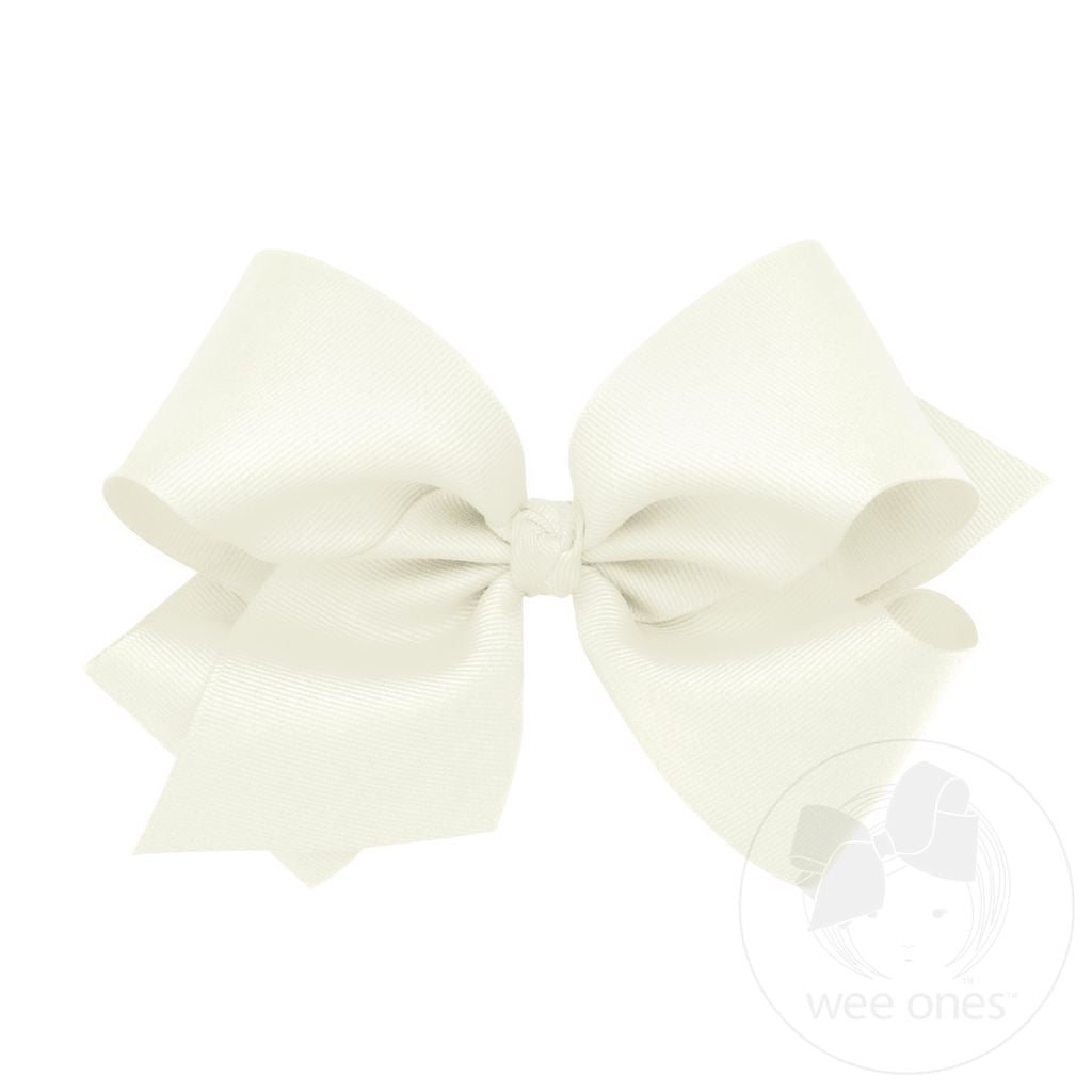 wee ones - King Classic Grossgrain Hair Bow (Knot Wrap)