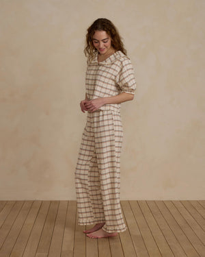 Rylee & Cru - Women's Holiday Plaid Ruffle Pajamas