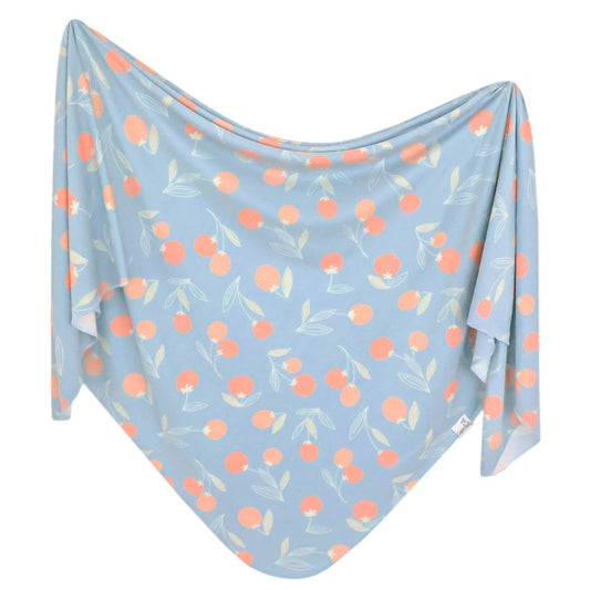 Copper Pearl - Clementine Knit Swaddle Blanket