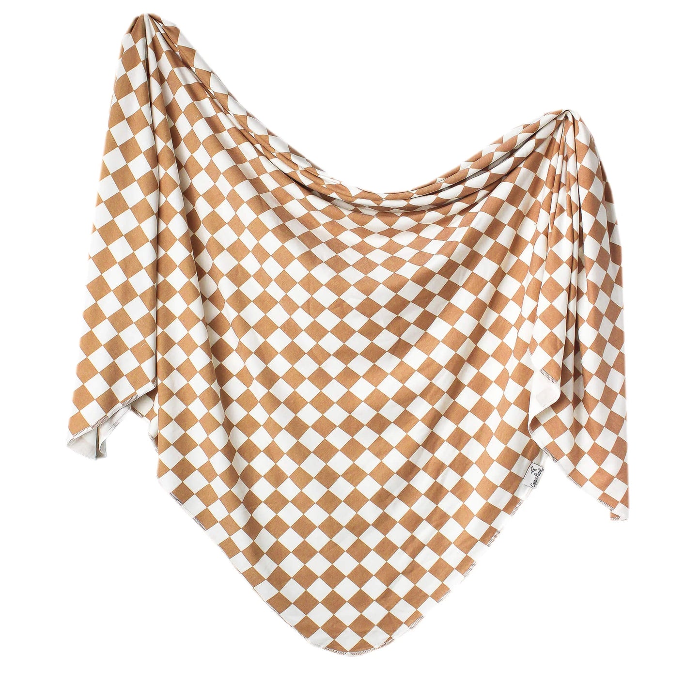 Copper Pearl Rad Knit Swaddle Blanket featuring soft, cozy knit fabric and stylish design, ideal for swaddling and newborn comfort.