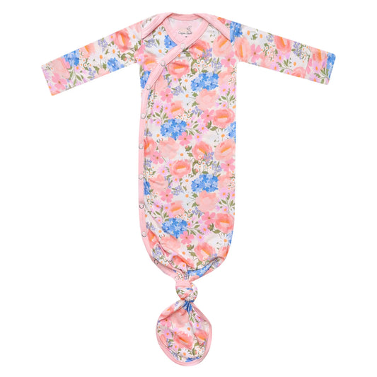 Penelope Bamboo Newborn Knotted Gown