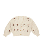 Rylee & Cru - Winter Floral Embroidery Boxy Cardigan