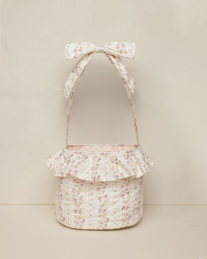 Noralee - Floral Stripe Easter Basket