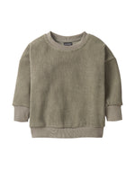 Little Bipsy - Elevated Waffle Crewneck - Army Green