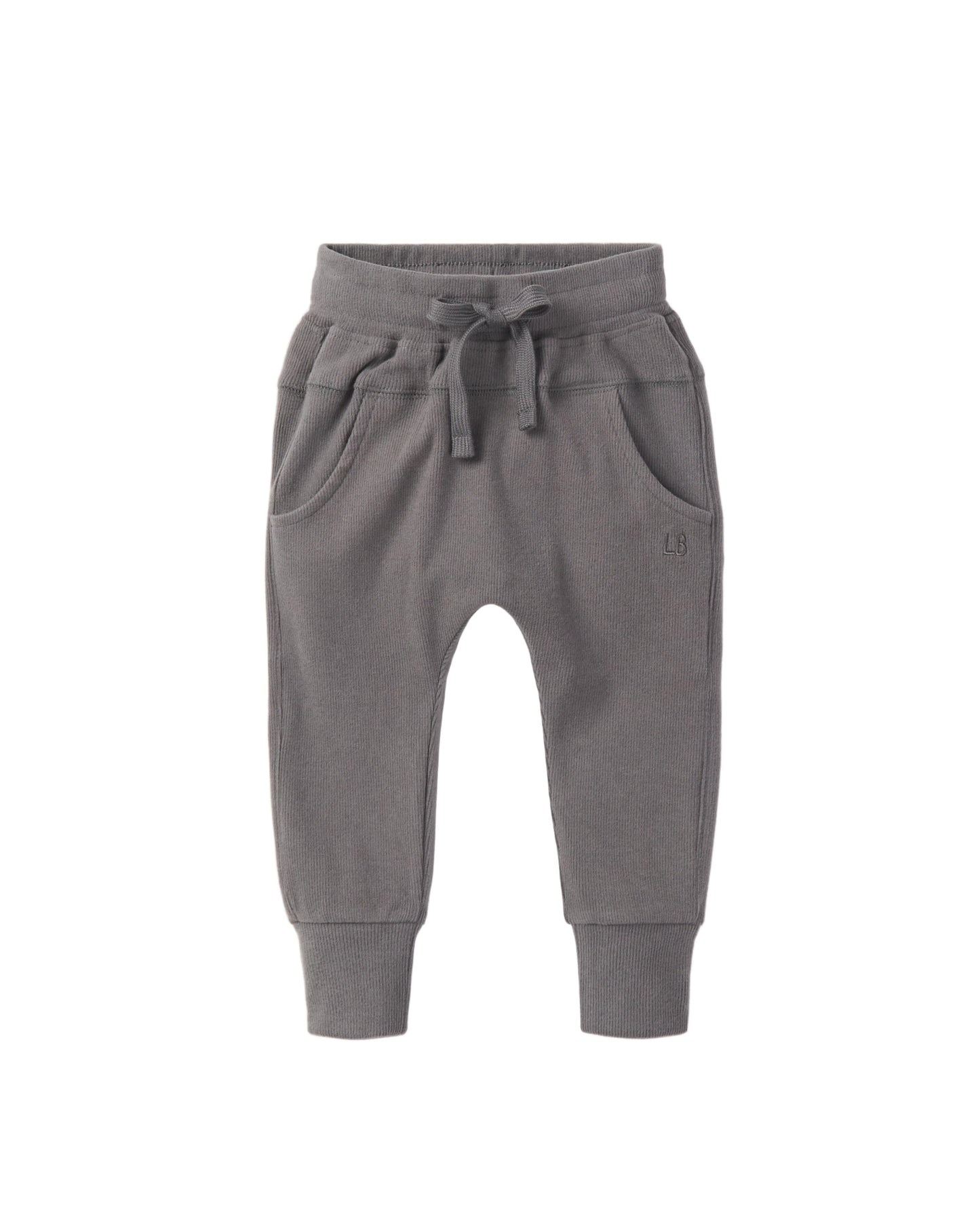 Graphite Ribbed Jogger