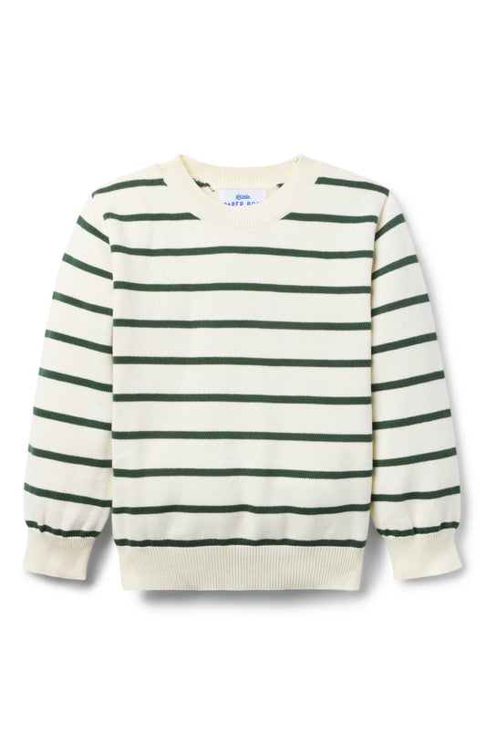 Fletcher Sweater - Green Stripe