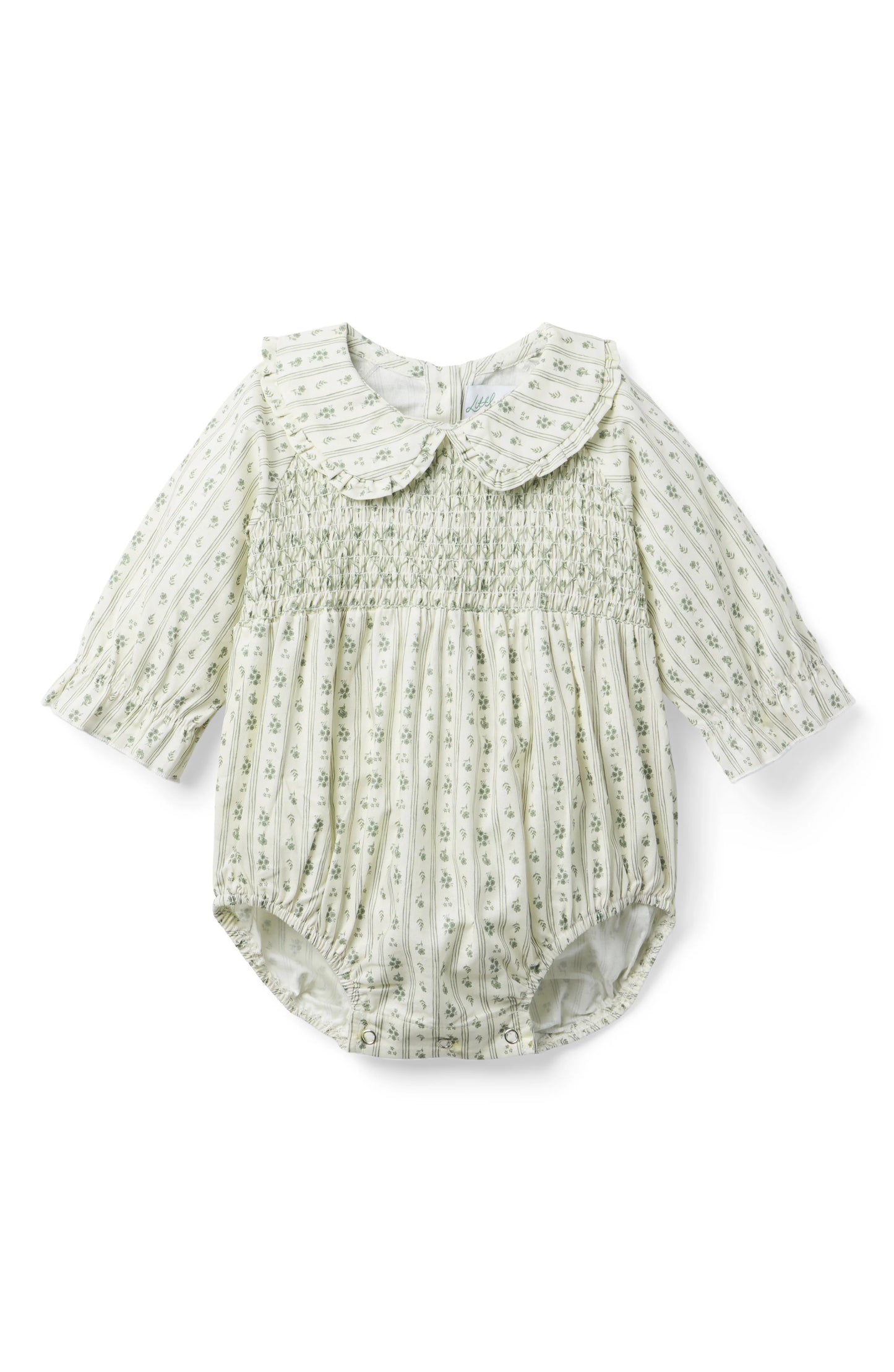 Country Floral Gabrielle Smocked Bubble