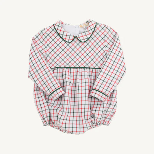 Old Town Tattersall/Grier Green Long Sleeve Bradford Bubble