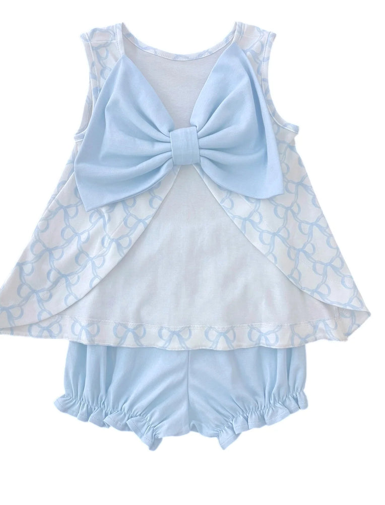 
            
                Load image into Gallery viewer, James and &amp;amp; Lottie - Put a Bow On It Knit Lottie Bloomer Set
            
        