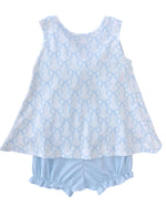 James and & Lottie - Put a Bow On It Knit Lottie Bloomer Set