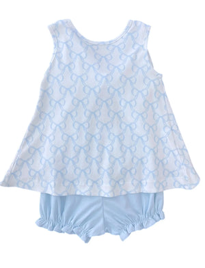 James and & Lottie - Put a Bow On It Knit Lottie Bloomer Set
