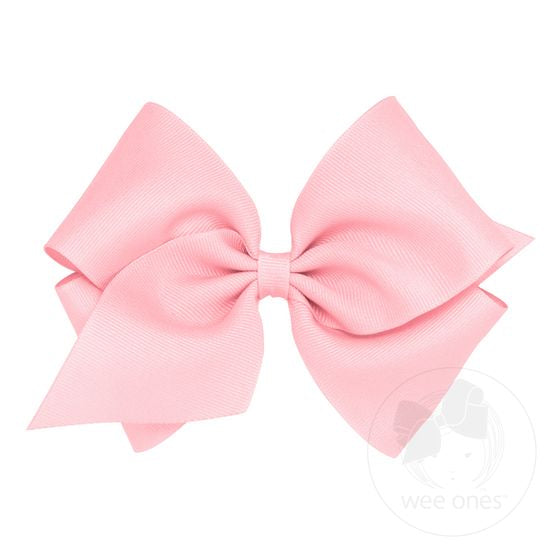 wee ones - Mini King Classic Grosgrain Hair Bow (Plain Wrap)