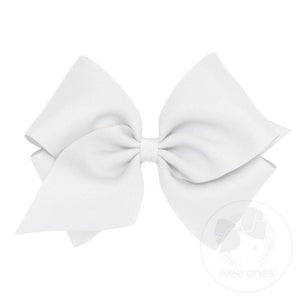 wee ones - Mini King Classic Grosgrain Hair Bow (Plain Wrap)