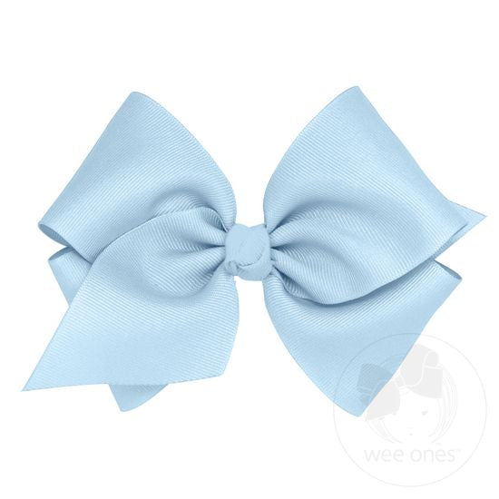 wee ones - Mini King Classic Grosgrain Hair Bow (Knot Wrap)