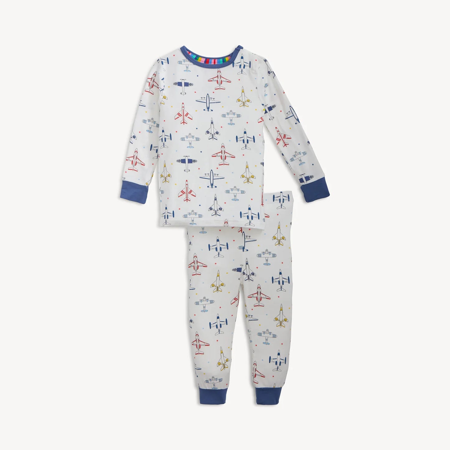 Just Plane Fun Modal Magnetic L/S Pajama Set