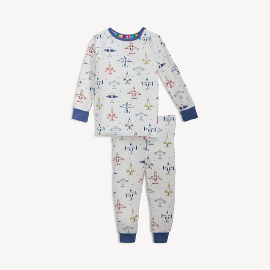 Just Plane Fun Modal Magnetic L/S Pajama Set