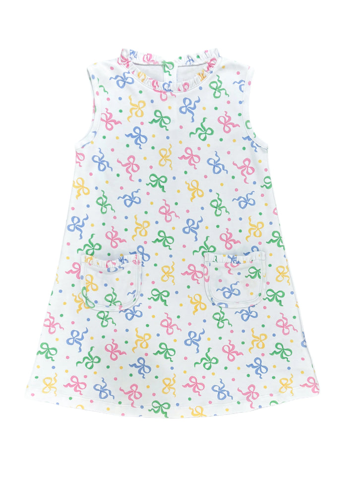 James & Lottie - Pastel Bows Knit Margot Dress