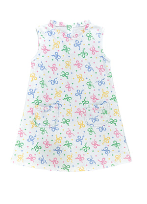 James & Lottie - Pastel Bows Knit Margot Dress